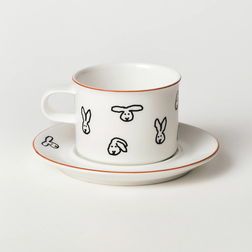 WARMGREY TAIL MUG & SAUCER（マグ&ソーサー） BUNNY BUNNYのイメージ写真15