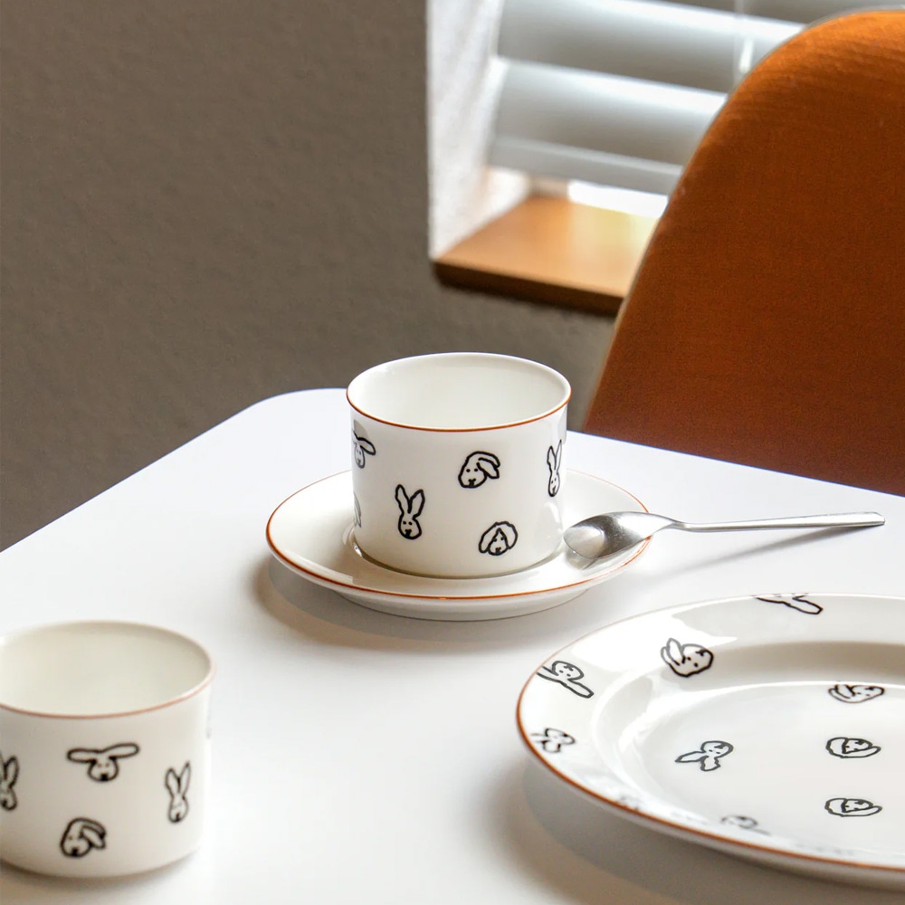WARMGREY TAIL の MUG & SAUCER(マグ&ソーサー)