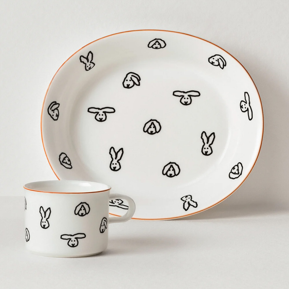 WARMGREY TAIL OVAL BOWLのイメージ写真02