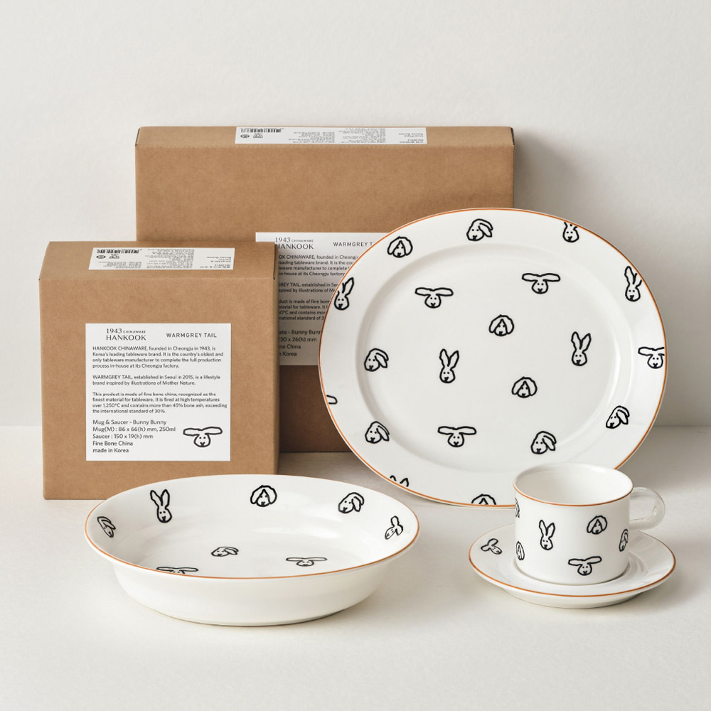 WARMGREY TAIL OVAL PLATEのイメージ写真03