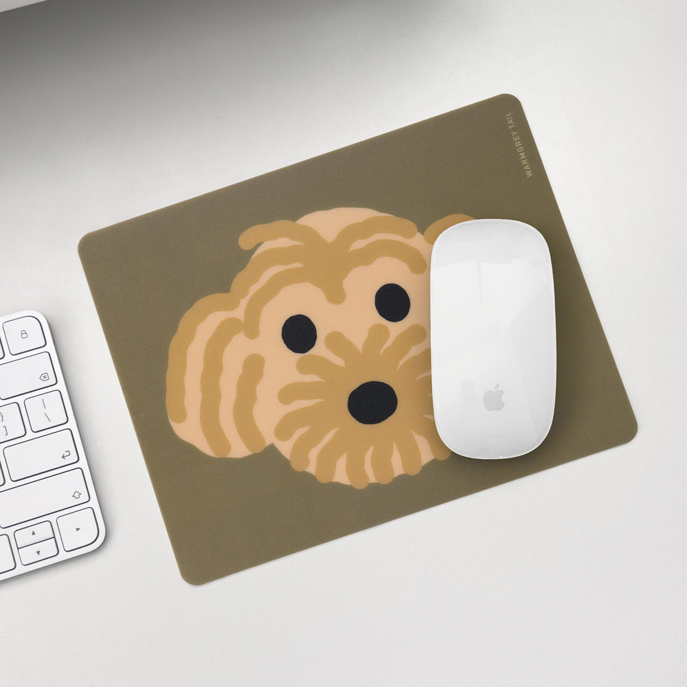 WARMGREY TAIL PUPPY MOUSE PADのイメージ写真01