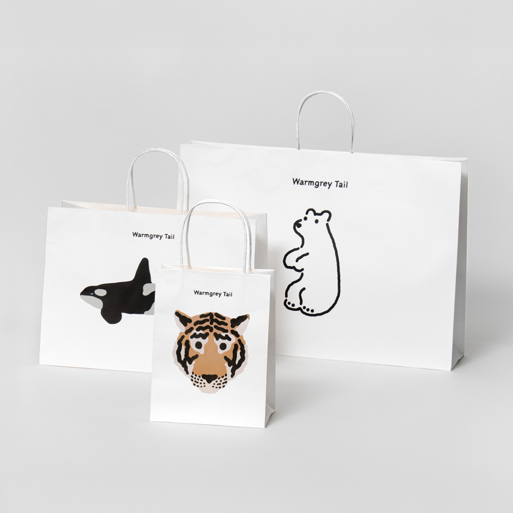 WARMGREY TAIL SHOPPING BAGのイメージ写真01