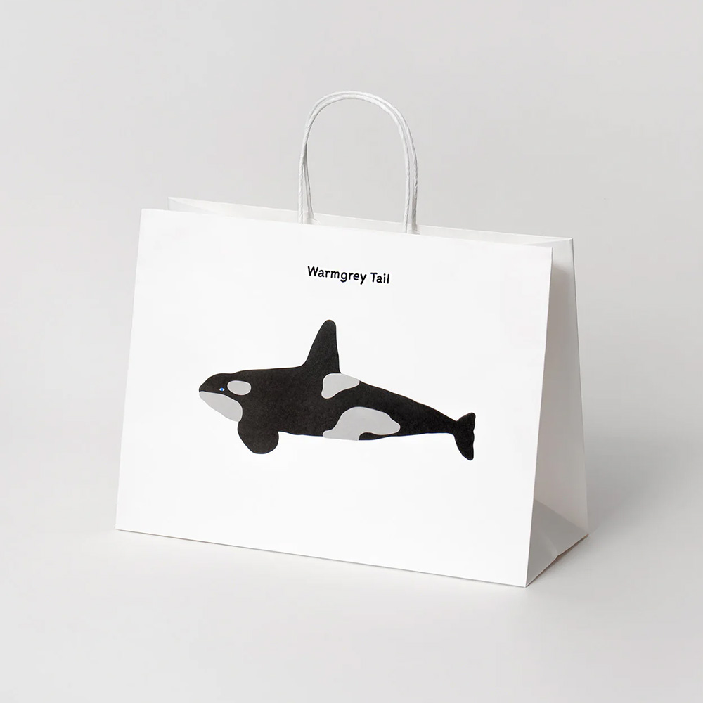 WARMGREY TAIL SHOPPING BAGのバリエーション