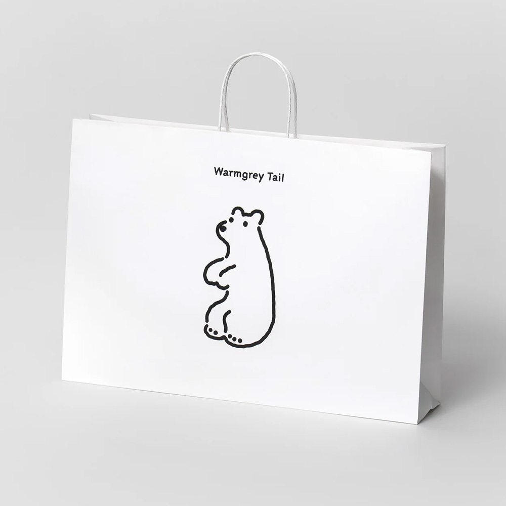 WARMGREY TAIL SHOPPING BAGのバリエーション