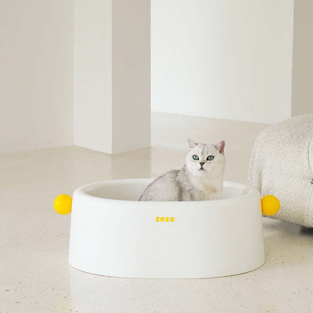 片付けやすく、快適な生活を楽しめる BO BO BALL OPEN CAT LITTER BOX