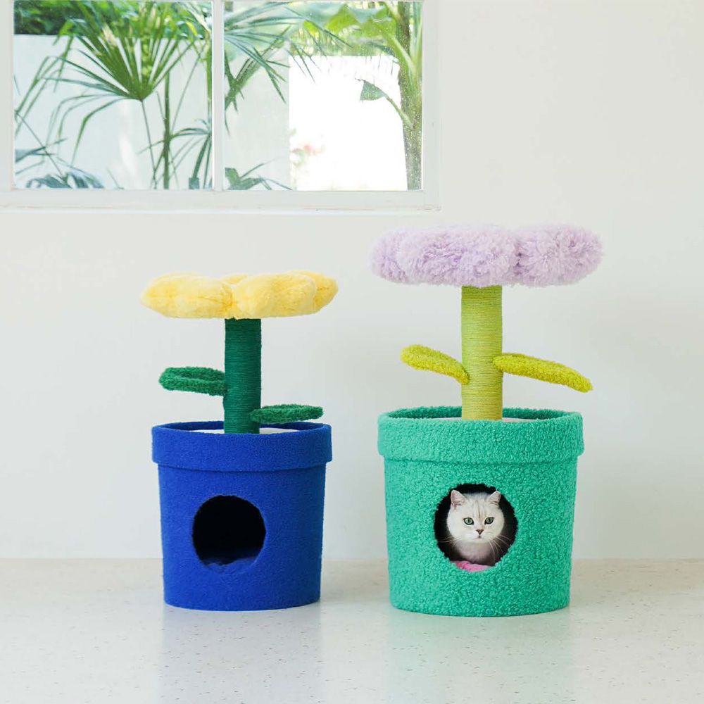 植物の形をしたペットのお家 POT PET HOUSE